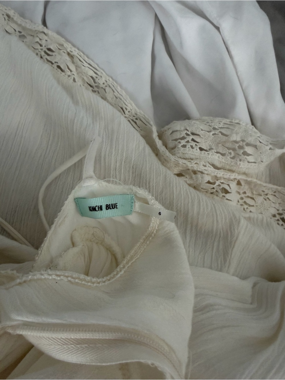 Kimchi Blue White Lace Bodice Maxi Dress - Picture 9 of 11